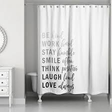 Black And White Shower Curtain Farmhouse Kind List Gray Shower Curtain In 2020 Gray Shower Curtains Farmhouse Shower Curtain Curtains