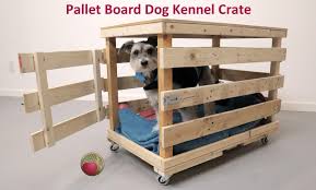 Before your purchase materials, you'll need to decide on plan for the fencing to be at least 4 feet high, so that your dog will not leap out of the crate. Pallet Board Dog Kennel Crate Build Heartwood Art