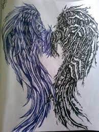 The most famous fallen angels (aka demons or dark angels) are satan, leviathan and beelzebub. Angel Wing And Fallen Angel Wing Wings Tattoo Angel Wings Tattoo Wing Tattoos On Back