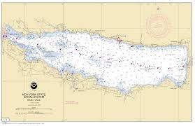 Oneida Lake Contour Map Oneida Lake Nautical Chart - Νοαα Charts - Maps