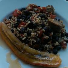 Brazilian Sweet Banana And Rice Dish Recipe In 2020 Banana And Rice Rice Dishes Baked Banana