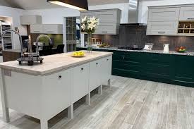Blue gray kitchen cabinets farmhouse kitchen cabinets kitchen cabinet design painting kitchen cabinets kitchen cabinetry white cabinets this week on the handmade home: Kitchens Ludlow Masterclass Kitchens