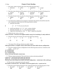 In its elemental form, cas. Chapter 8 Ionic Bond