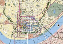 Map Of Downtown Cincinnati Downtown Cincinnati, Old Maps, Cincinnati