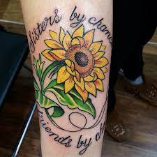 Check spelling or type a new query. Sisters By Chance Friends By Choice Sunflower Tattoo Sunflower Tattoos Sunflower Tattoo Small Sunflower Tattoo