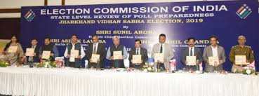 Chief Election Commissioner Sh Sunil Arora Election Commissioners Sh Ashok Lavasa And Sh Sushil Chandra Reviewed