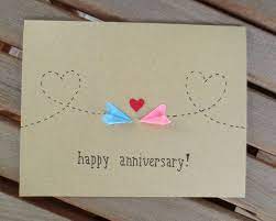 Purple with floral border anniversary card. Anniversary Card Long Distance Anniversary Card Happy Anniversary Card Paper Plane Anniversary Card First Anniversary Card Anniversary Cards Handmade Happy Anniversary Cards Valentines Cards