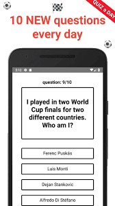 Paul sloane offers up 5 important questions to ask yourself every day. Football Quiz Fifa Uefa For Android Apk Download