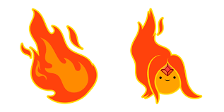 Adventure time is an american animated television series created by pendleton ward for cartoon network.the series follows the adventures of finn (voiced by jeremy shada), a human boy, and his best friend and adoptive brother jake (john dimaggio), a dog with magical powers to change shape and grow and shrink at will. Adventure Time Fire Princess Cursor Sweezy Custom Cursors