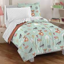 Check spelling or type a new query. Dream Factory Woodland Friends Bed In A Bag Bedding Set W Reversible Comforter Walmart Com Walmart Com