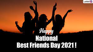 National friendship day is celebrated on the first sunday of august. National Best Friends Day 2021 Greetings Best Quotes Wishes Whatsapp Messages And Hd Images To Put A Smile On Your Special Friend S Face Latestly