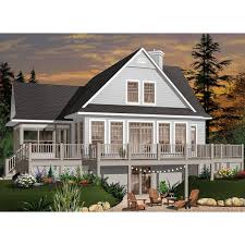 Having said that, we can easily modify any of our plans to include a walkout basement, no matter what the style is, if you have a sloping lot that allows for it. The House Designers Thd 1150 Builder Ready Blueprints To Build A Cottage House Plan With Walkout Basement 5 Printed Sets Walmart Com Walmart Com
