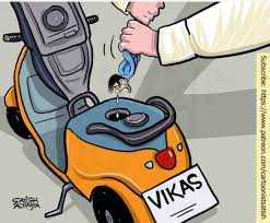 It will keep us healthy and will end pollution. Satish Acharya On Twitter Fuelling Vikas Petrolprice