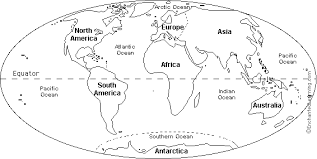 Free Oceans Of The World Pictures To Color Follow The Instructions Printouts World Map Coloring Page Free Printable World Map World Map Printable
