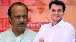 Ajit Pawar ahead of nephew Yugendra Pawar in Baramati