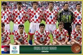 Croatia Team Group At The 1996 European Championships Futbol