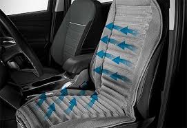 The Cooling Car Seat Cushion Provides Circulating Air Flow For Your Back Legs And Thighs While Reducing Persp Car Seats Car Seat Cushion Best Car Seat Covers