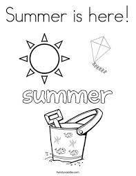 Summer Is Here Coloring Page Summer Is Here Summer Coloring Pages Coloring Pages