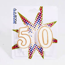 Auguri per 50 anni le 60 frasi più originali. Candele 50 Anniversario Di Matrimonio Per Torta