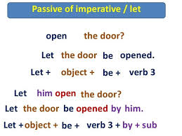 Choose your answers from the given options. Active And Passive Voice Imperative Exercises Exercise Poster