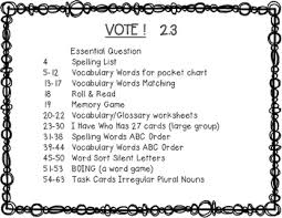 Are you teaching 3rd grade this year? Reading Wonders 3rd Grade Vote 2 3 10 Literacy Activities Tpt
