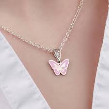We rounded up the best grandma necklaces at every budget, so you can give grandma the perfect gift this mother's day. Sterling Silver Butterfly Pendant With Pink Enamel