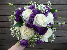 Pin By Jocelyn Van Den Akker On Wedding Flowers Purple Wedding Bouquets Purple Wedding Flowers Yellow Wedding Flowers