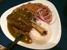 La Huaca Peruvian Cuisine In Roseville Seco De Cordero Con Frijoles Lamb Shank Peruvian Recipes Food Bon Appetit