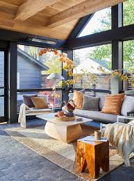 Patio with steel roof enclosure. How To Plan And Design The Screen Porch Of Your Dreams Better Homes Gardens