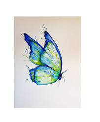 See more ideas about butterfly, blue butterfly, beautiful butterflies. Blue Butterfly Painting By Ana Kleo Saatchi Art