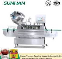 Steam Metal Twist-off Lug Caps Jar Vacuum Chili Sauce Capping Machine