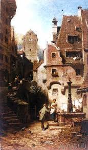 Carl Spitzweg Der Ewige Hochzeiter Malarstwo