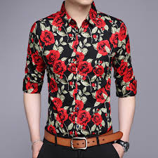 4.5 out of 5 stars (669) $ 21.47. Hcxy 2019 Spring Floral Print Men Shirts Long Sleeve Mens Casual Cotton Shirt Slim Men Flower Printing Dress Shirts Size 4xl Casual Shirts Aliexpress