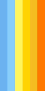The hex codes can be found underneath each of the color swatches. Light Blue Yellow Orange Color Scheme Blue Schemecolor Com