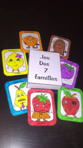 Jeu Des 7 Familles Les Fruits Jeux Des 7 Familles Activite Manuelle Jeux De Societe Jeux De Fruit