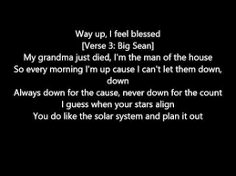 Drake & big sean] look, i feel blessed way up, i feel blessed, way up, i feel blessed (i, straight up, look) verse 1: Big Sean Blessings Feat Drake Kanye West Lyrics Youtube
