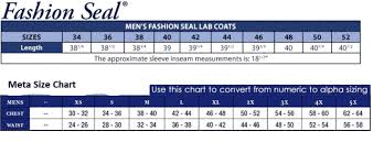 Mens Size Chart