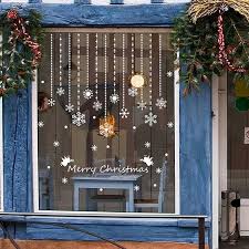 Weihnachtsdeko Fenster Deko Weihnachten Christmas Wandtattoos Dekoration Frohe Christmas Window Decorations Rustic Christmas Christmas Wall Stickers