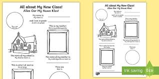 Class Welcome Transition Bingo Board English Afrikaans Class Welcome