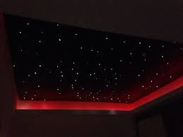 Panels can be supplied with colour changing. Fibre Optic Starlight Ceiling In Small Movie Room Modern Other By Ld Ceilings Houzz Uk
