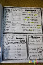Create Your Own Interactive Spelling Notebook Spelling Homework First Grade Spelling 1st Grade Spelling