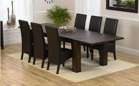 Wooden dining table and 8 chairs for sale. Dark Wood Dining Table Sets Great Furniture Trading Company