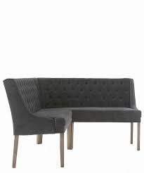 Fabric has mallard ducks motif. Boho Co Home Upholstered Corner Dining Sofa Bench Velvet