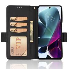 Leather Wallet for Motorola Edge S30 ...