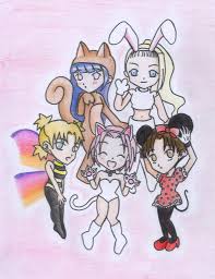 Kemonomono on twitter chibi oc unnamed colour palette is. Chibi Animal Girls By Melita Setiawan On Deviantart