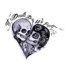 Maybe you would like to learn more about one of these? Forever Always Husband Wife Matching Tattoo Wedding Inseperable Fabulousego Madebyfelicity Skull Couple Tattoo Picture Tattoos Couple Tattoos