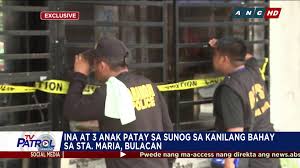 EXCLUSIVE: Ina, 3 anak patay sa sunog sa kanilang bahay sa Sta. Maria,  Bulacan | Facebook