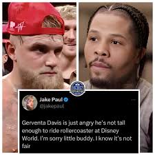 Jake Paul responds to Gervonta...