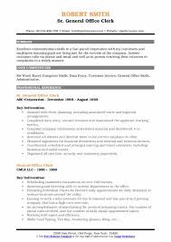 Our professional resume designs are proven choose a modern resume template if you're applying for jobs in app development, social media, data. General Office Clerk Resume Samples Qwikresume