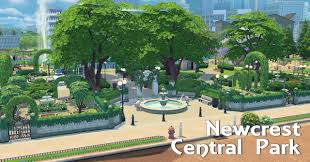 Newcrest Park No Cc Maxis Only I Have All Addons And Packs Except Backyard Stuff Lot Size 40x50 How To Install Lot 1 Dow Sims 4 The Sims 4 Lots Sims